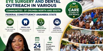 How Princess Nnabuife is taking free eye, dental care to her constituents of Orumba North/South