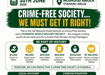 PATDI launches Movement for Crime-Free Society, sets June 30 youth summit in Abuja