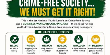 PATDI launches Movement for Crime-Free Society, sets June 30 youth summit in Abuja