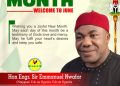 Orumba South Rep, Nwafor welcomes constituents to June with prayers for peace and progress