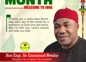 Orumba South Rep, Nwafor welcomes constituents to June with prayers for peace and progress