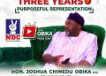 Obika marks three years, as youths praise leadership in constituency