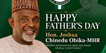 Obika felicitates AMAC/Bwari fathers on Father’s Day
