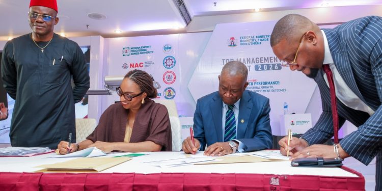 FMITI signs 2026 performance contracts, adopts roadmap to drive Nigeria’s $1 trillion economy target