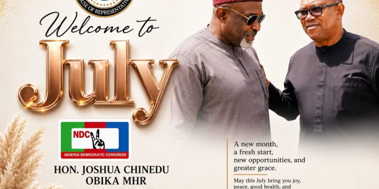 Obika urges unity and renewed hope as July begins for AMAC/Bwari Fed Const.