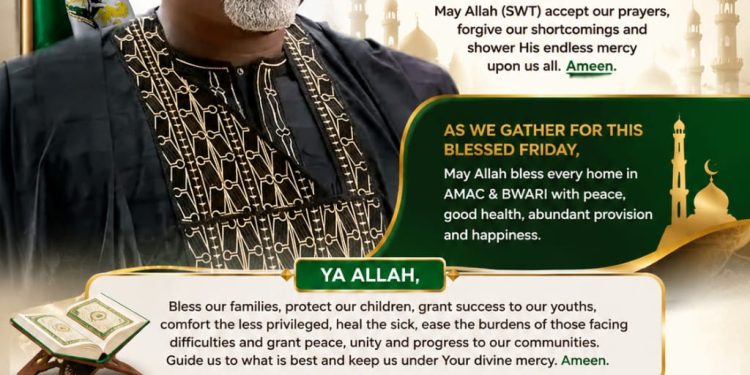 Juma’ah Message of Hope: Obika prays for peace, unity and progress in AMAC, Bwari, FCT
