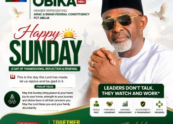 Obika prays for peace, progress as he reaffirms commitment to AMAC/Bwari constituency