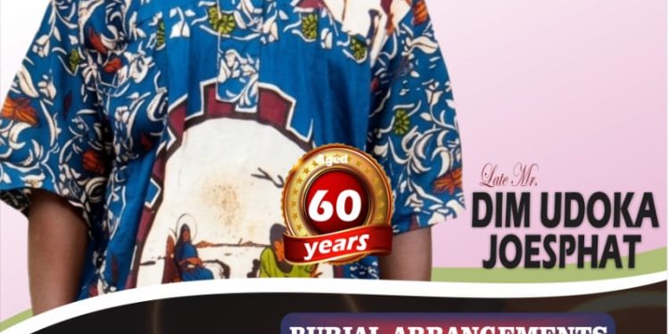 Orumba South mourns Dim Udoka Josephat at 60  