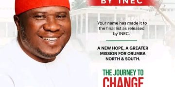The Editorial Board of NMM Congratulates You, Prince Echem on Your Recognition as the LP Candidate for Orumba North/South