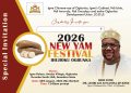 2026 OGBUNKA COMMUNITY NEW YAM FESTIVAL CELEBRATION 