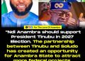 Azubuike backs Tinubu 2027 agenda, says federal projects signal new dawn for Anambra