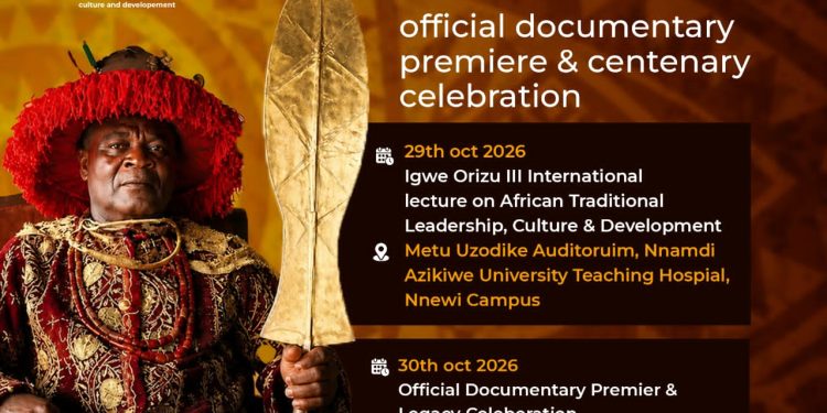 A century of royal legacy, Nnewi to honour Igwe Orizu III