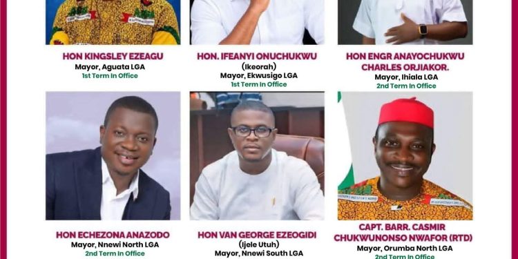 Sen. Nwachukwu congratulates Anambra South Council Leaders